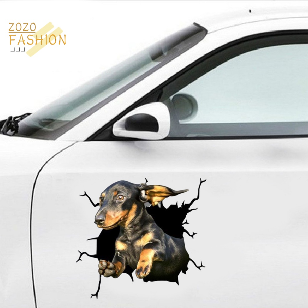 Sticker Dán Cửa Sổ Xe Hơi Chống Nước Họa Tiết Vết Nứt Độc Đáo