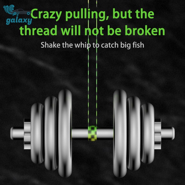 Galaxy 1 Cuộn Dây Câu Cá 500M 3d Chất Liệu Nylon Vô Hình Thay Đổi Màu Sắc