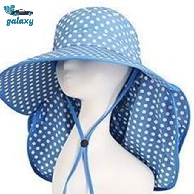 Galaxy Mũ Chống Nắng Chống Tia uv Chắn Gió Kèm Mặt Nạ Che Mặt Tiện Dụng
