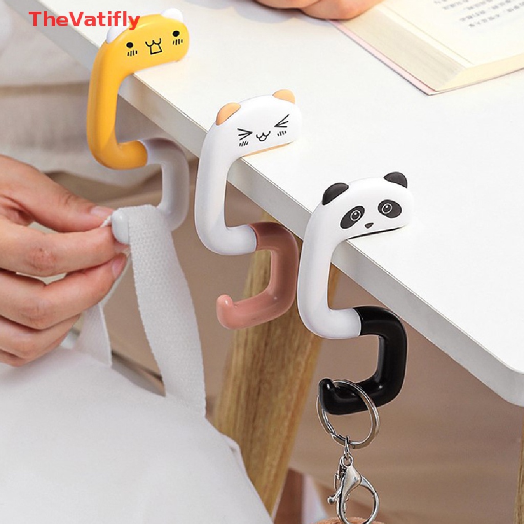 [Thevalifly] Móc Nhựa Treo Túi Xách Trang Trí Bàn Làm Việc Hình Động Vật