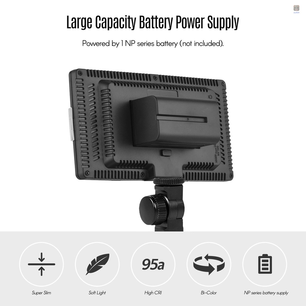 Bảng Đèn LED 416 Ánh Sáng Điều Chỉnh Được Nhiệt Độ 3200-5600K Kèm Ốc Vít 1 / 4 Inch Chuyên Dụng Cho Nhiếp Ảnh