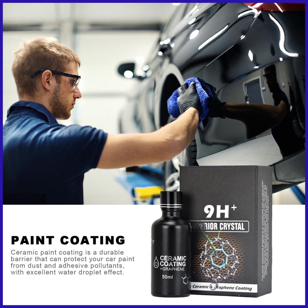 Bộ Dụng Cụ Phủ Gốm Nano 9H Graphene Chống Trầy Chống Tia UV Cho robpvn robpvn