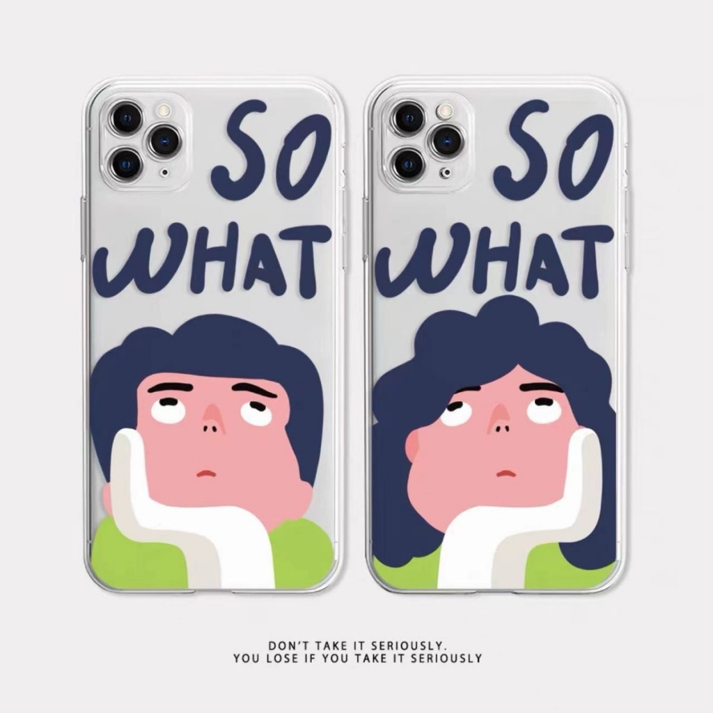 ✅Ốp Điện Thoại Dẻo Trong Suốt Họa Tiết Vui Nhộn Chống Ồn Cho Iphone11 1412 Xsmax xr 13 XAO6