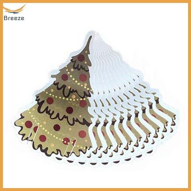 Set 10 Thẻ Trang Trí Ly Rượu Chủ Đề Giáng Sinh