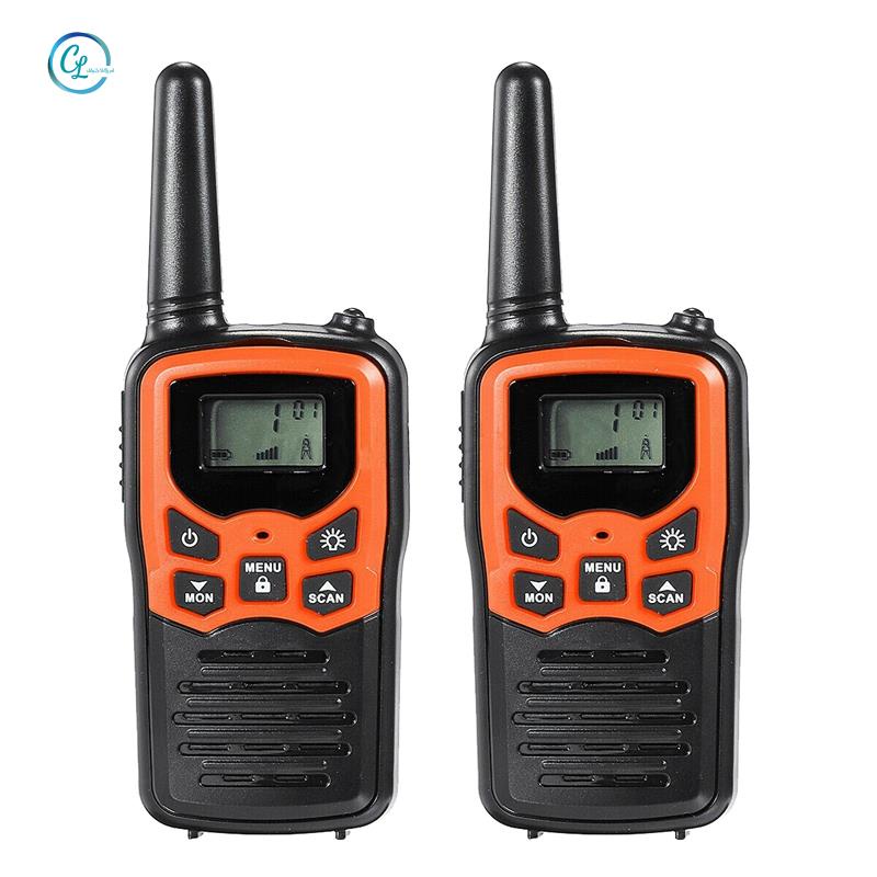 Set 2 Bộ Đàm Cầm Tay 22 Kênh 10 Km Uhf 400-470 Mhz