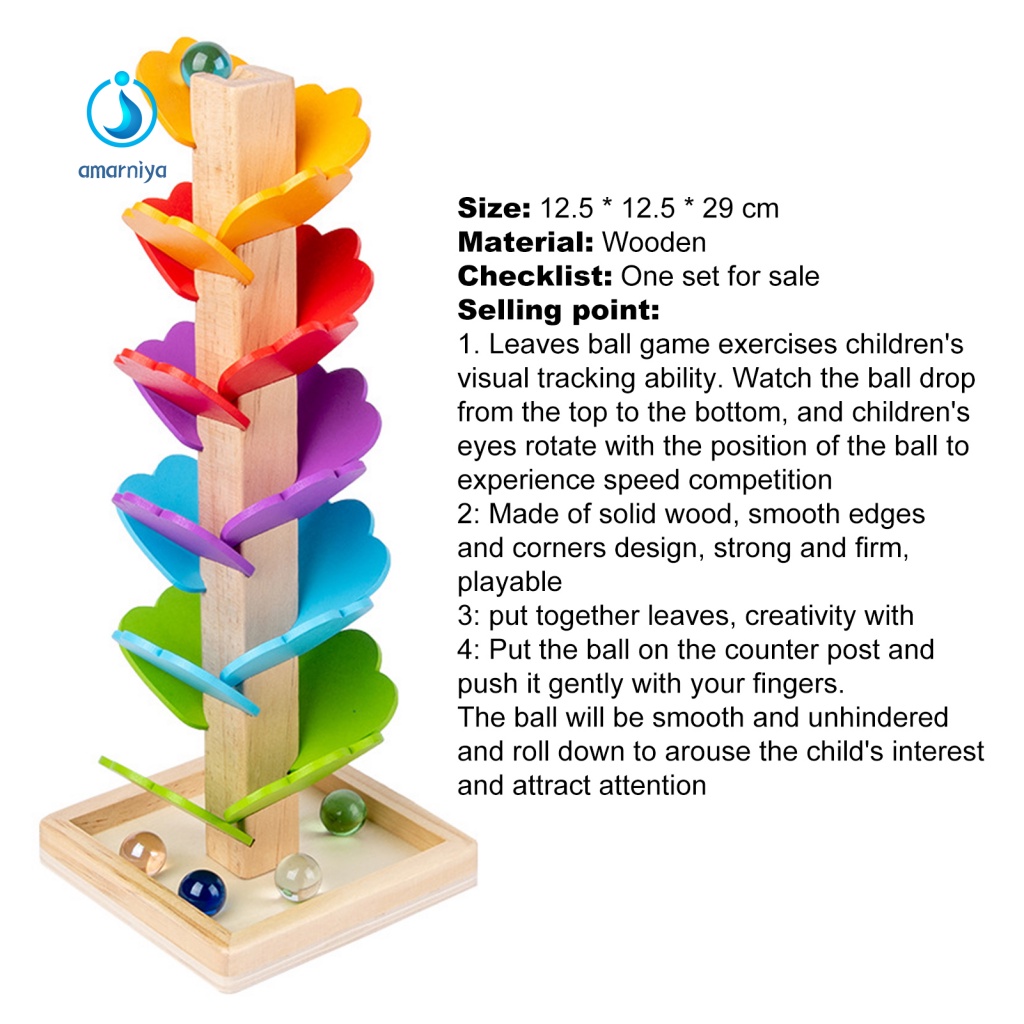 1 Bộ Đồ Chơi Xếp Hình Cây Bằng Gỗ Cho Bé Sturdy