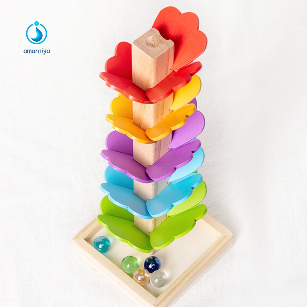 1 Bộ Đồ Chơi Xếp Hình Cây Bằng Gỗ Cho Bé Sturdy