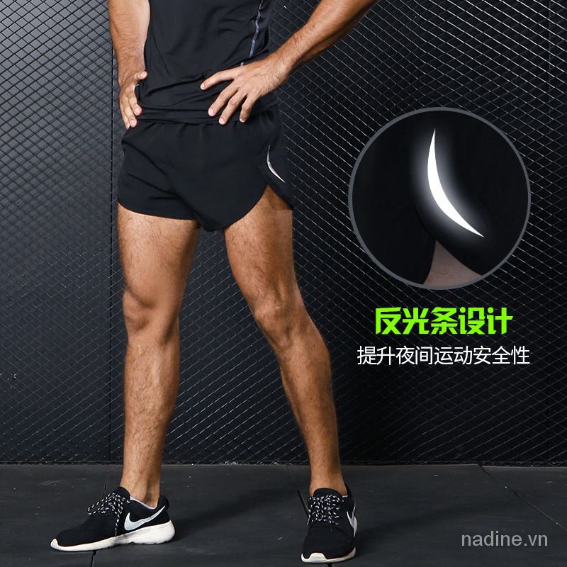Bộ Áo Ba Lỗ Phối Quần Short Ôm Dáng Nhanh Khô Thời Trang Mùa Hè Cho Nam Thích Hợp Chạy Bộ / Chạy Bộ