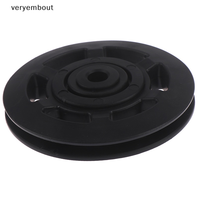 Bánh Xe Ròng Rọc Chống Mòn 95mm Màu Đen