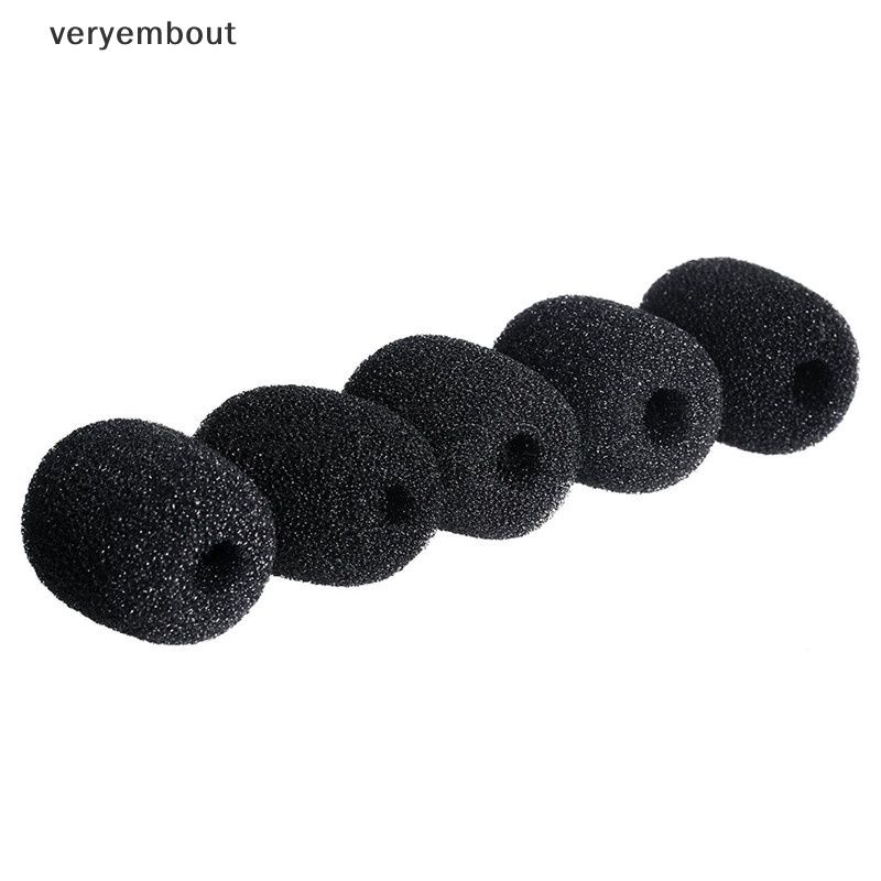 Set 5 Mút Xốp Mềm Chắn Gió Bọc Đầu Micro Tiện Dụng