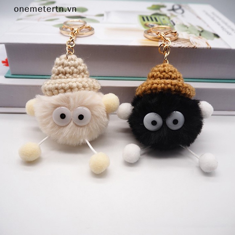 Onemetertn Móc Chìa Khóa Xe Hơi Đính Bóng Lông Thỏ Nhân Tạo Hoạt Hình Totoro Trang Sức Làm Quà Tặng Cho Bạn Gái / Xe Hơi VN