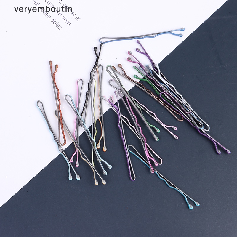 Set 24 Kẹp Tóc Kim Loại Gợn Sóng Thời Trang