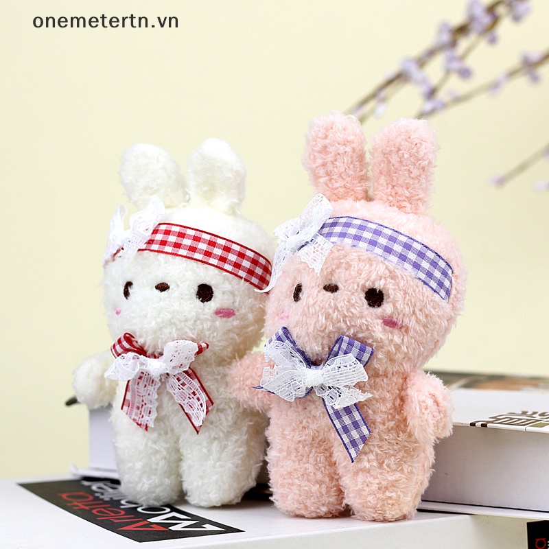 Móc Khóa Thỏ Nhồi Bông Xinh Xắn Dễ Thương