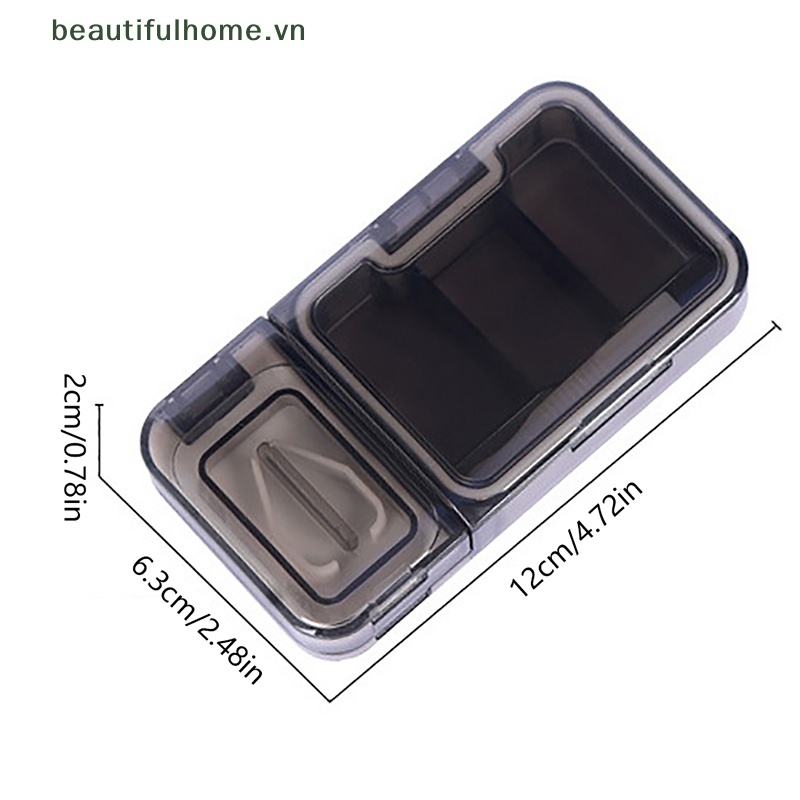 Dụng Cụ Cắt Thuốc Viên / Vitamin Tiện Dụng Mang Theo Du Lịch