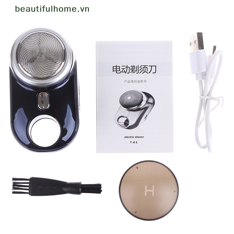 Máy Cạo Râu Chống Thấm Nước Sạc USB Có Đèn LED Hiển Thị Tiện Lợi Dành Cho Nam