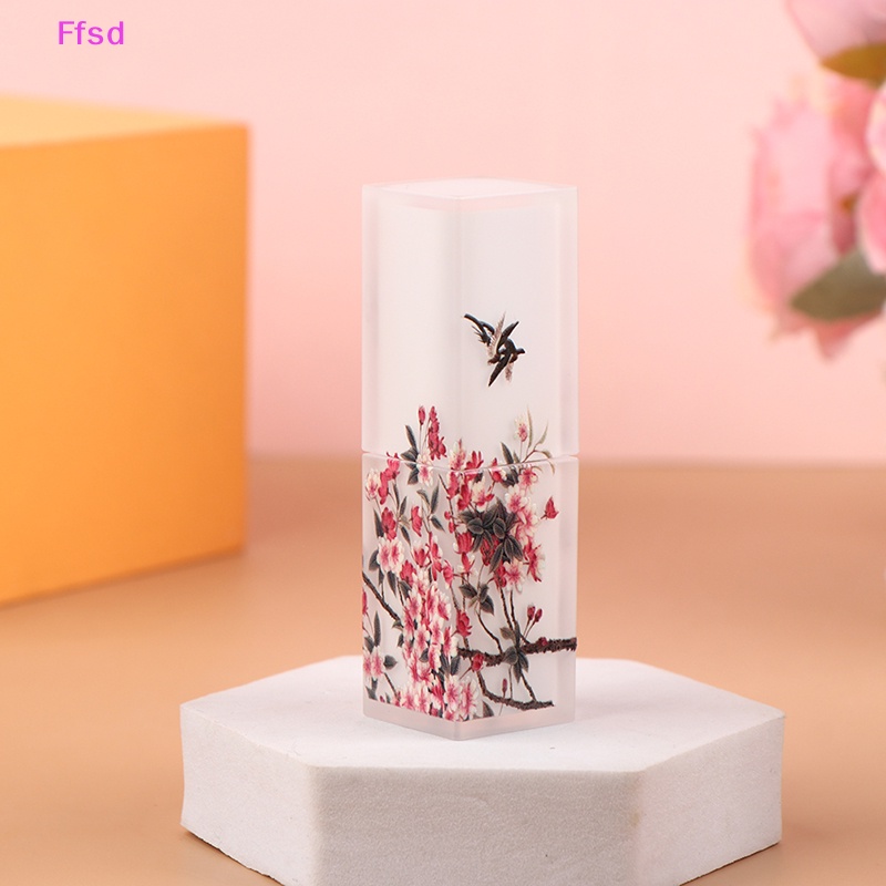 {Ffsd} Hộp Rỗng Đựng Son Dưỡng Môi 3D Có Thể Nạp Đầy Lại Dùng Khi Đi Du Lịch * Bán Chạy