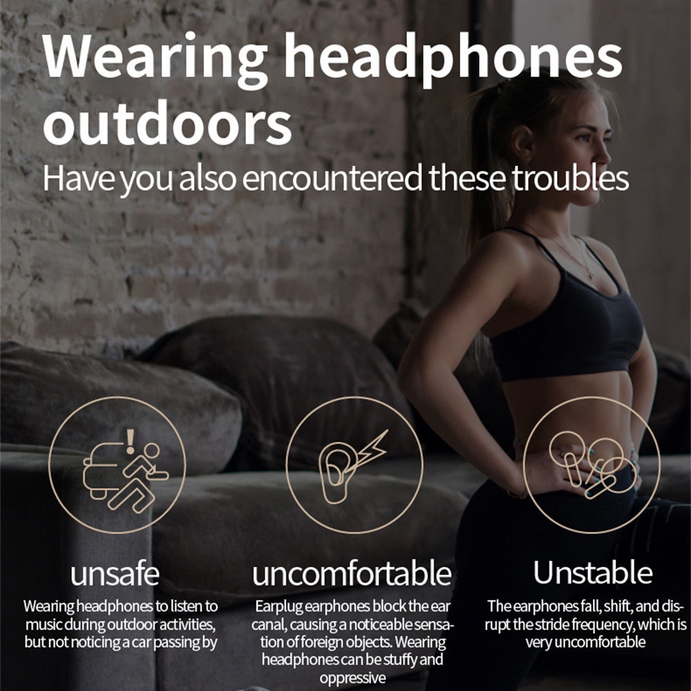 Tai Nghe Bluetooth Kẹp Âm M-s8 Tai Nghe Nhét Tai Có Micrô Âm Thanh Nổi Hi-fi Chống Ồn Ipx5 Cho Iphone Ios Android.