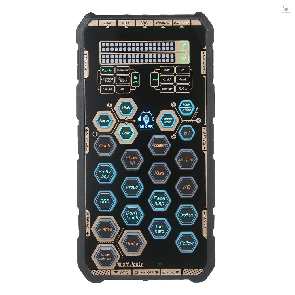 (laptvn) Thẻ Âm Thanh Trực Tiếp Cầm Tay DSP Có Thể Thay Đổi Giọng Nói Cho Điện Thoại Và Máy Tính