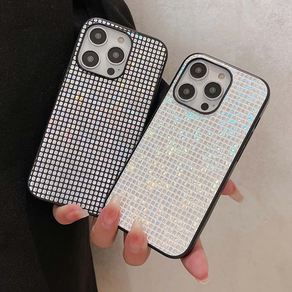 Ốp Điện Thoại Kim Tuyến Lấp Lánh Nhiều Màu Cho iPhone 14 13promax 12 11