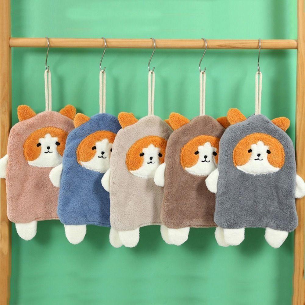 YIYU Khăn Lau Chén Dĩa Chất Liệu Microfiber Dày Dặn Nhanh Khô Họa Tiết Hoạt Hình Sáng Tạo