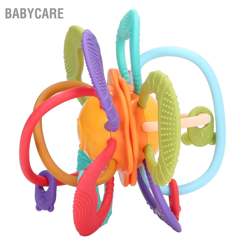 Babycare Có hàng sẵn Bé Mọc Răng Đồ Chơi Trẻ Em Sơ Sinh Tay Bắt Bóng Giáo Dục Sớm Làm Dịu Giác Quan