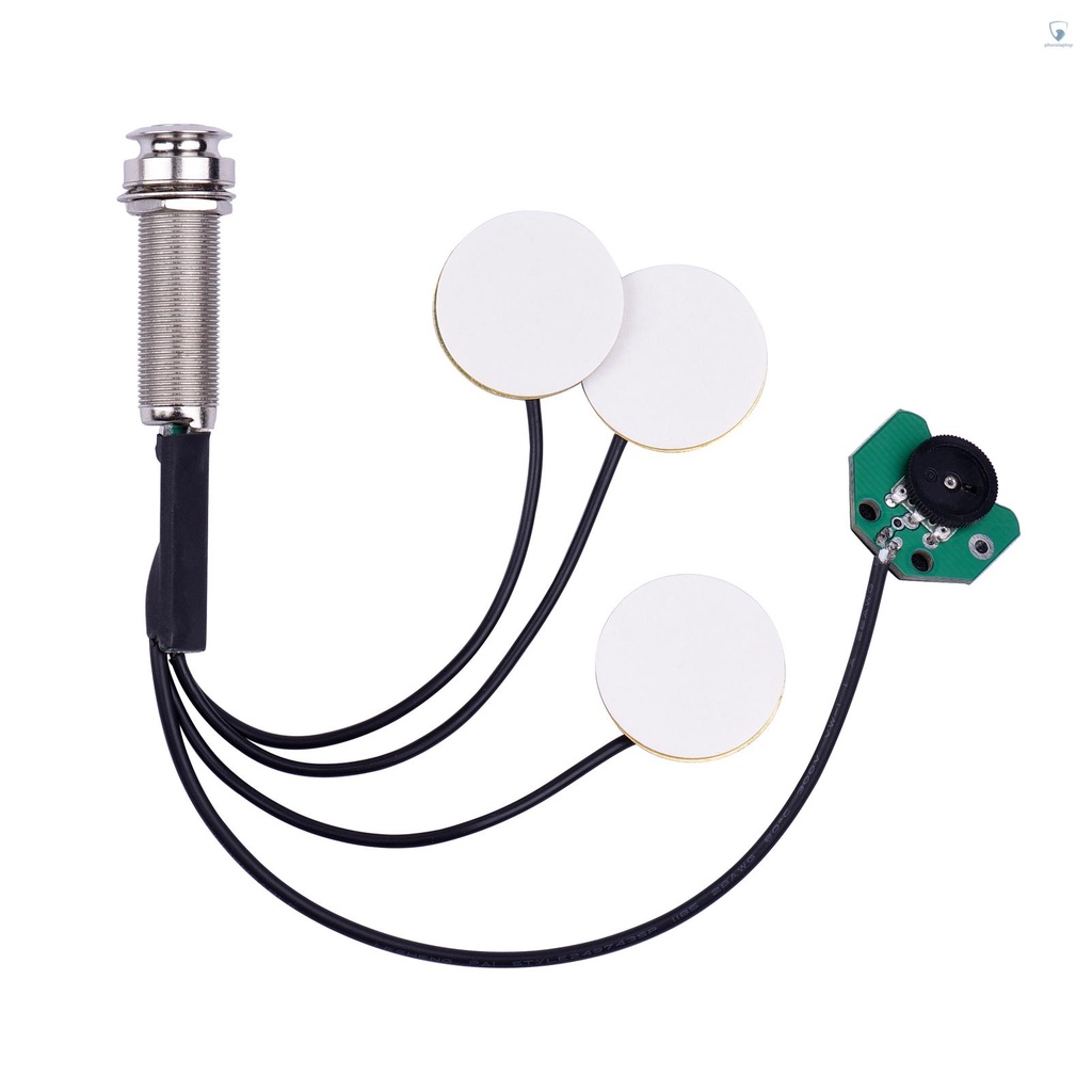Pickup Kalimba Đầu Ra 6.35mm Điều Chỉnh Âm Lượng Kèm 3 Đầu Ra