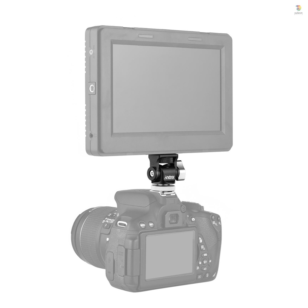 ANDOER Bộ Chuyển Đổi Gậy Ba Chân Mini Bằng Nhôm 1 / 4 Inch Có Ốc Vít Cho Camera