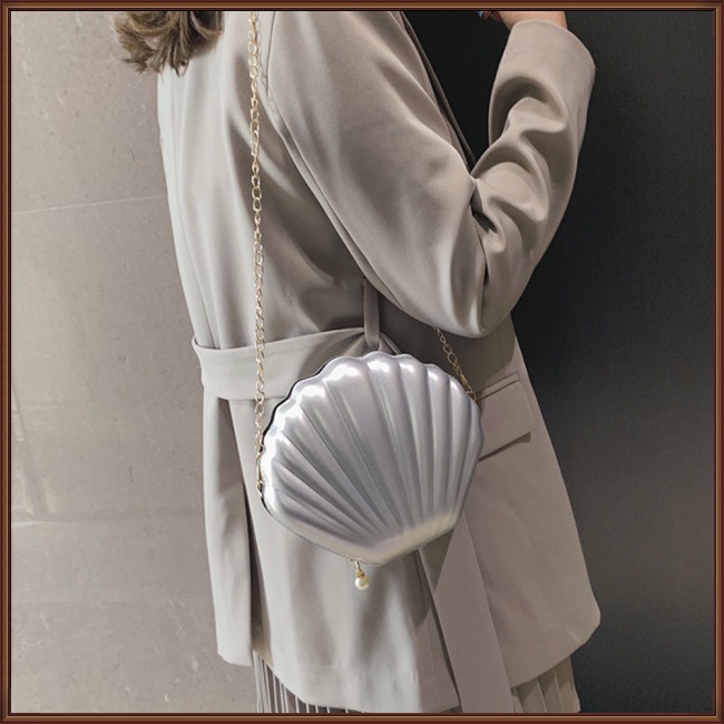 Túi Đeo Vai Hình Vỏ Sò Độc Đáo Thời Trang Cho Nữ