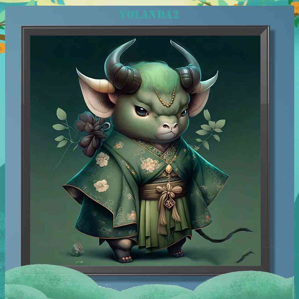 Tranh Đính Đá Kim Cương Toàn Bộ 5D DIY Hình Vẽ Gia Súc Trang Trí Nhà Cửa