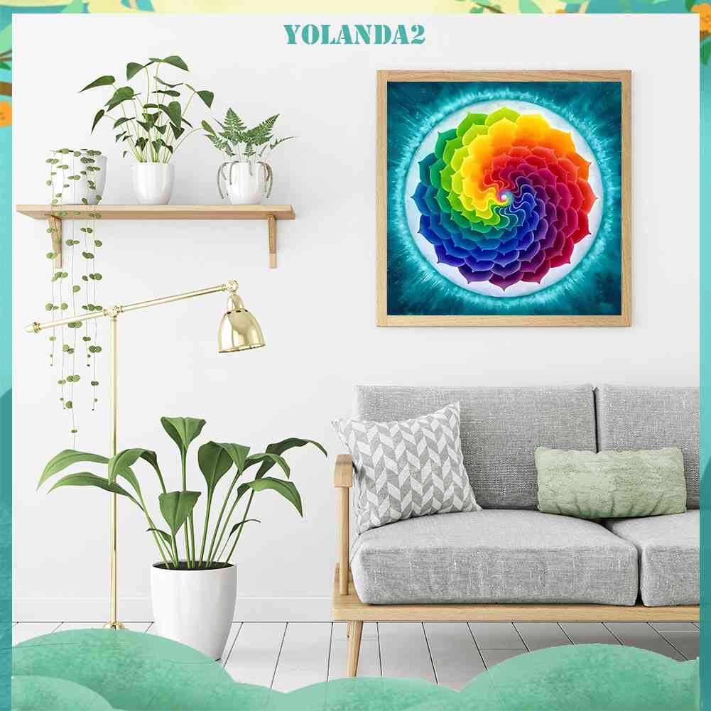 Tranh Đính Đá Kim Cương Toàn Bộ 5D DIY Hình Vẽ Trừu Tượng Trang Trí Nhà Cửa