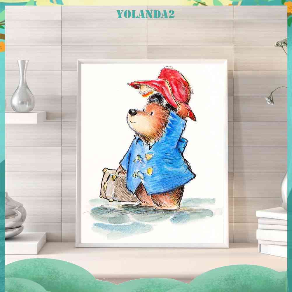 Bộ Tranh Đính Đá 5D Họa Tiết Bia Hoạt Hình Độc Đáo Diy Dùng Trang Trí Nhà Cửa