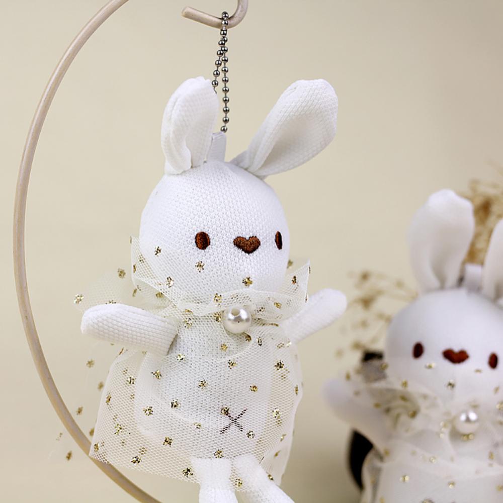 1 Thỏ Nhồi Bông 20cm Treo Chìa Khóa Cho Bé A4U8