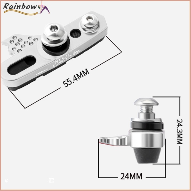 1 Cặp Má Phanh Xe Đạp Thay Thế Bằng Sợi Carbon Và Cao Su Chống Mòn