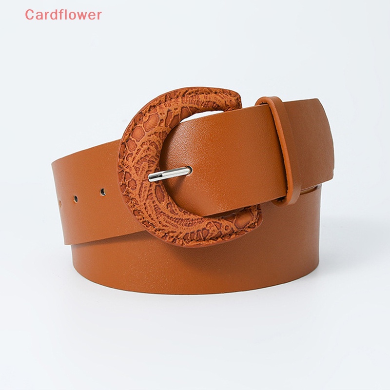 Thắt Lưng Da Bản Rộng Màu Kẹo Đơn Giản Thời Trang Hàn Quốc Mới