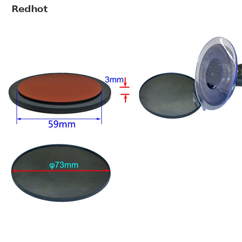 &lt; Redhot &gt; Giá Đỡ Đĩa Hút Chân Không Bằng Silicon PU Dán Kính Chắn Gió Xe Hơi Giảm Giá