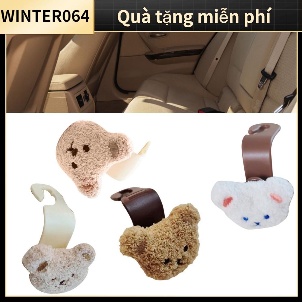 Winter064 Móc Ví Ô Tô Phong Cách Gấu Nhỏ Dễ Dàng Gắn Nhựa An Toàn  Chất Liệu Mềm Mại Treo Gối Tựa Đầu Cho Xe Túi Bình