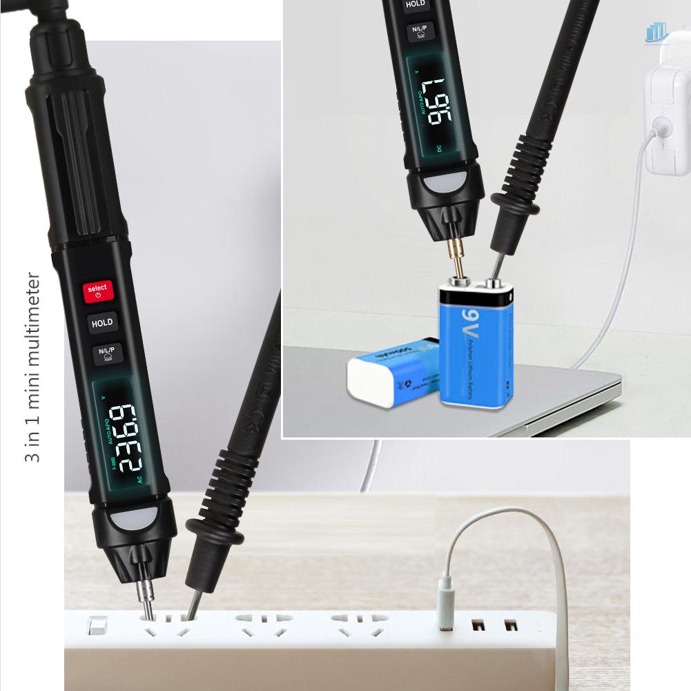 Đồng Hồ Vạn Năng Kỹ Thuật Số KKMoon kkm100 Màn Hình Lớn 1Hz ~ 10MHz RMS 3 Trong 1