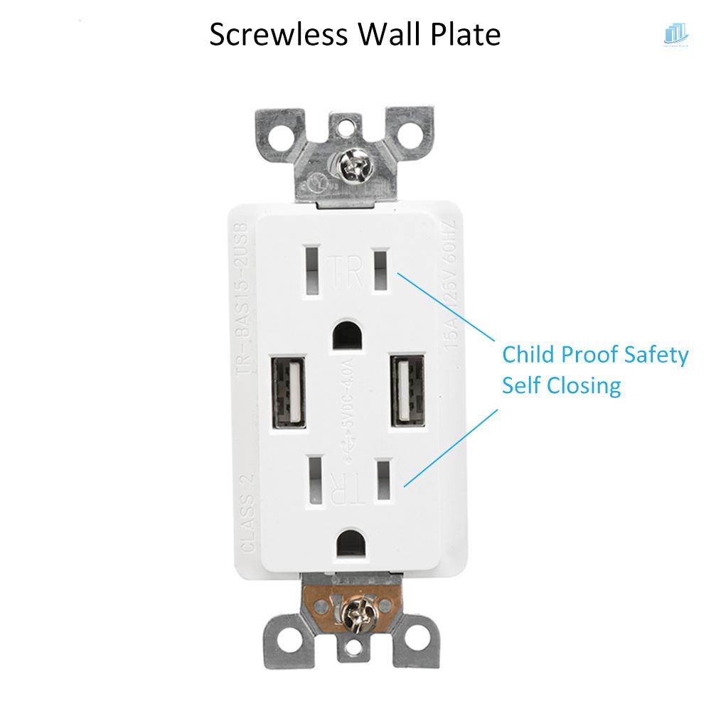 Ổ Cắm Sạc Hai Cổng USB (s2mwvn) TR-BAS15-2USB 15A