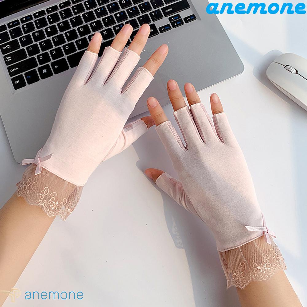 Găng Tay Lái Xe Ren Mỏng Chống Tia UV Thời Trang Mùa Hè Cho Nữ