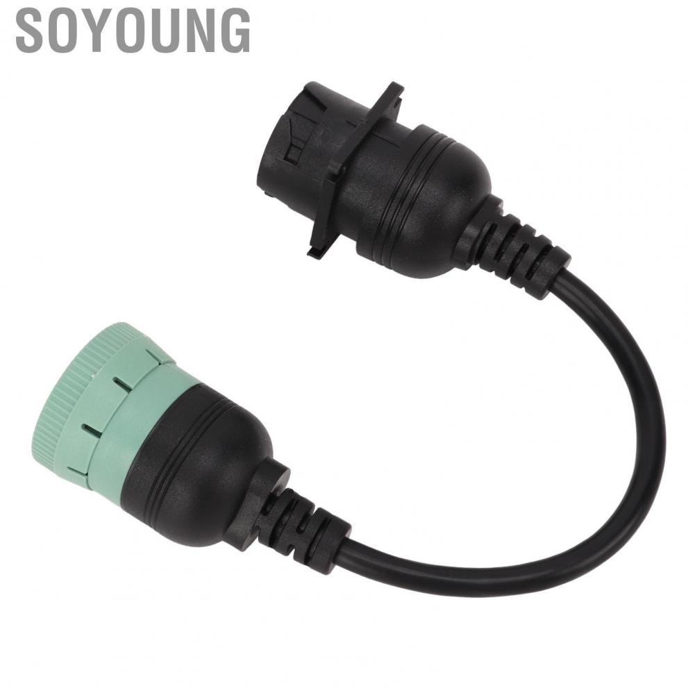 Soyoung CAN1 To CAN3 Crossover Cable  9 Pin Lightweight Diagnostic Crossover Adapter High Flexibility Plug and Play  for Cars