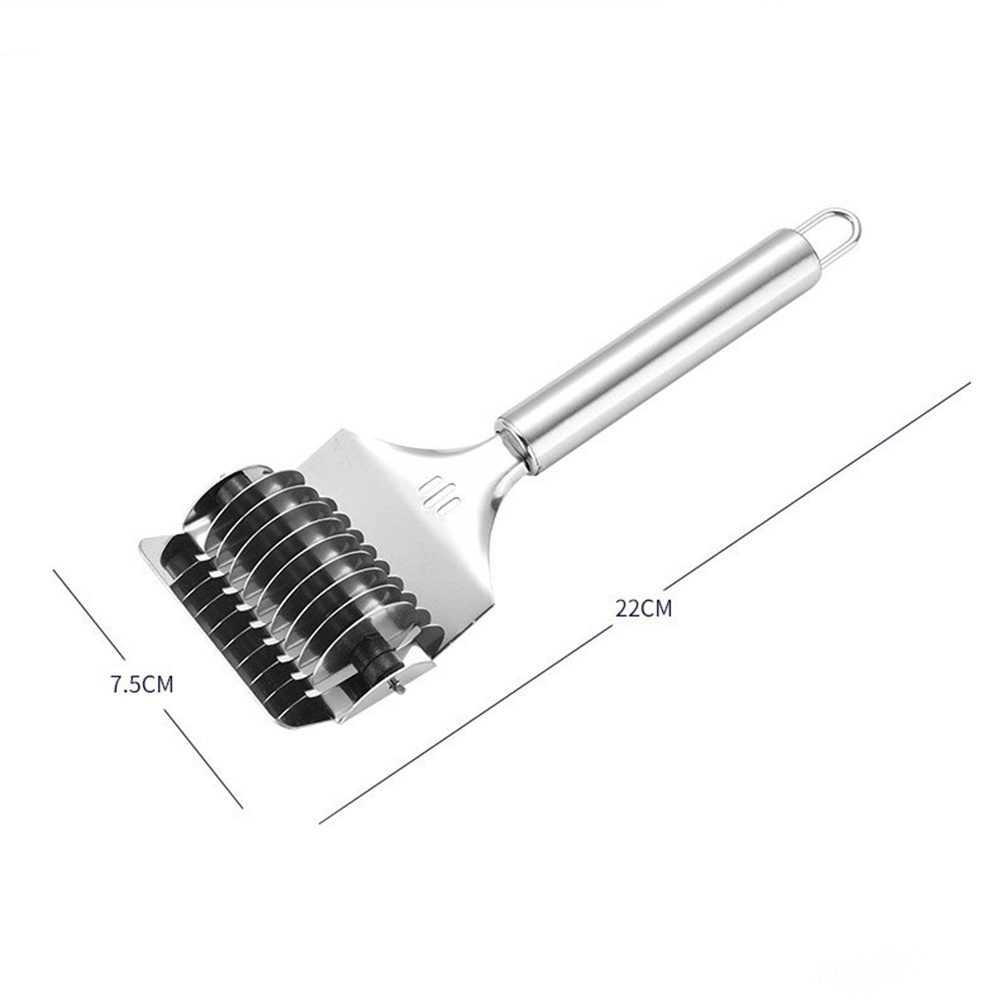 1 Dụng Cụ Cắt Bột Làm Mì Pasta Được Làm Từ Thép Không Gỉ
