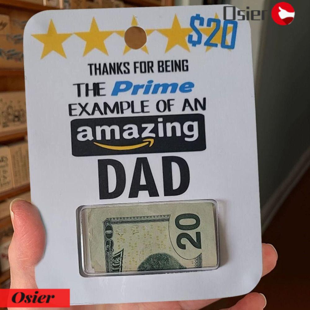 Thiệp Chúc Mừng 1 Thẻ Kèm Kẹp Tiền Thiết Kế Đơn Giản Vui Nhộn