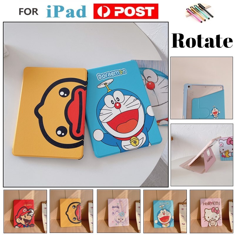 Ốp Máy Tính Bảng Xoay 360 Độ Cho iPad 10th Mini 6 Air / iPad Pro 11 "12.9" 5th / 6th / 7th / 8th / 9th 10.2 "10.5" 10.9 "2020 2019 2021 2022