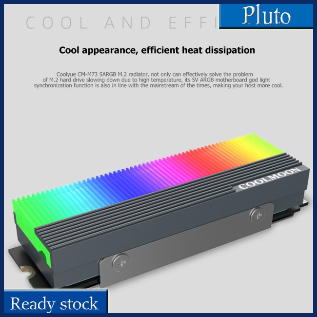 Mới Đế Tản Nhiệt Ổ Đĩa Cứng Cm-m73s M.2 Argb SSD 2280 Chất Lượng Cao