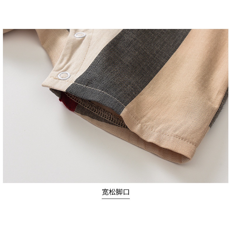 Áo Liền Quần Polo Tay Ngắn Thời Trang Cho Bé Trai 0-18 Tháng Tuổi