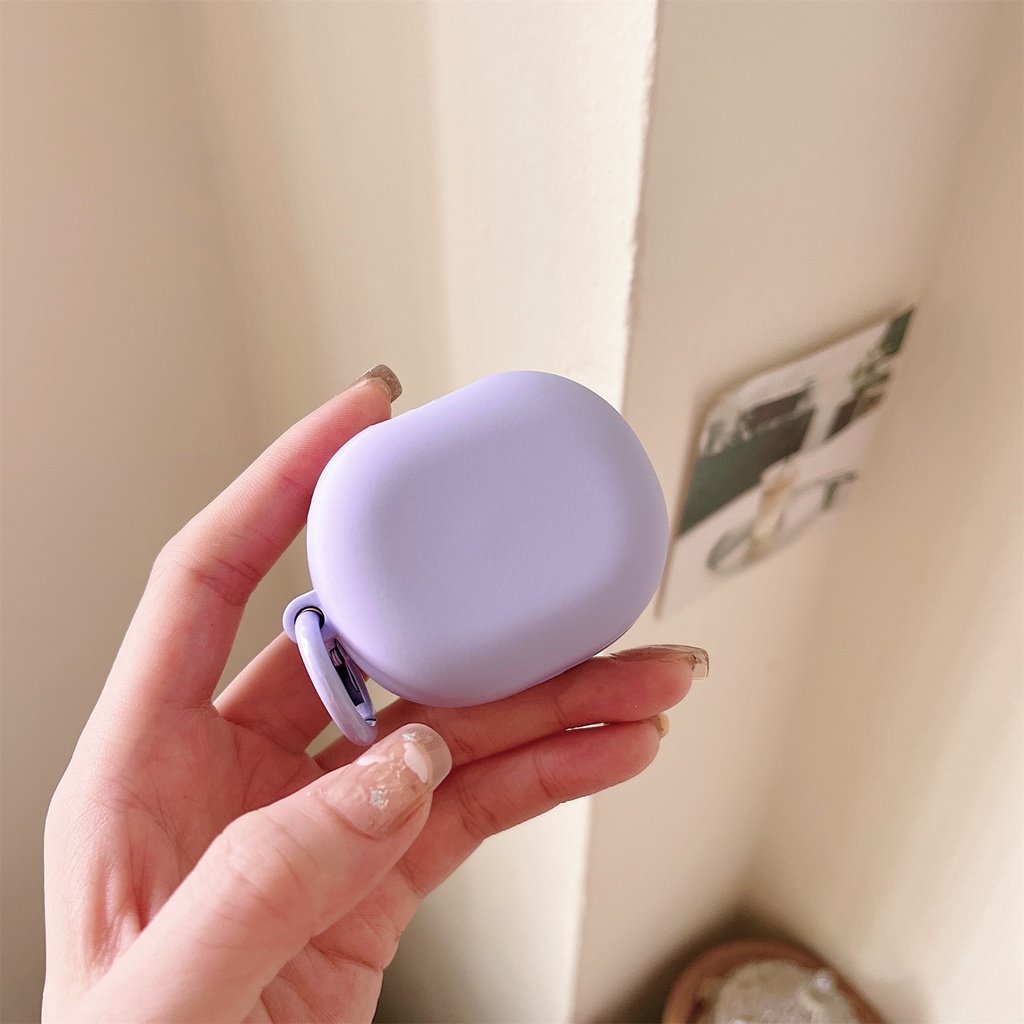 Vỏ Bảo Vệ Hộp Sạc Tai Nghe Bluetooth Không Dây Redmi buds4 lite TWS Bằng Silicon Mềm Màu Trơn