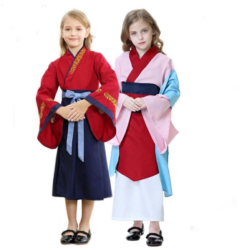 Trang Phục Hóa Trang Halloween Nhân Vật Anh Hùng Mulan Cho Bé Gái