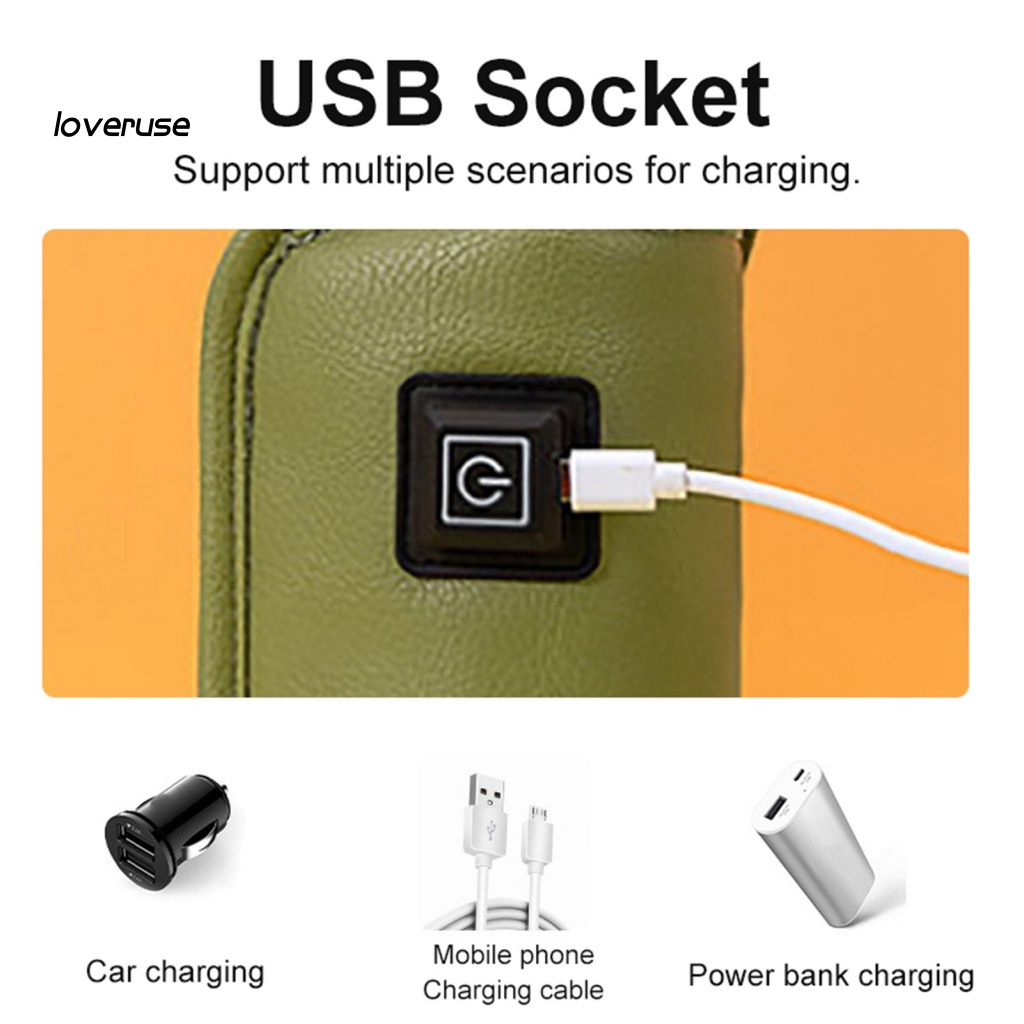 / Lo / Dễ Sử Dụng Làm Ấm Bình Nước Ngoài Trời Giữ Ấm Vải An Toàn Cho Bé