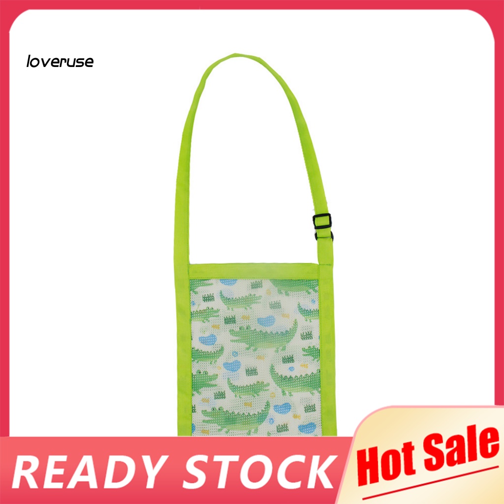 / Lo / No Túi Đeo Chéo Thân Thiện Với Môi Trường In Hình Vỏ Sò Đựng Đồ Chơi Đi Biển Cho Bé