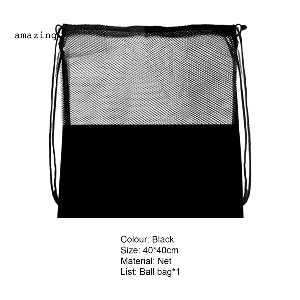 Túi Lưới Đựng Bóng Đá Màu Đen Nhanh Khô